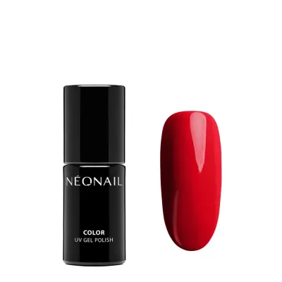 Гибридный лак для ногтей NEONAIL Sexy Red классический красный, плотное покрытие, 7,2 мл