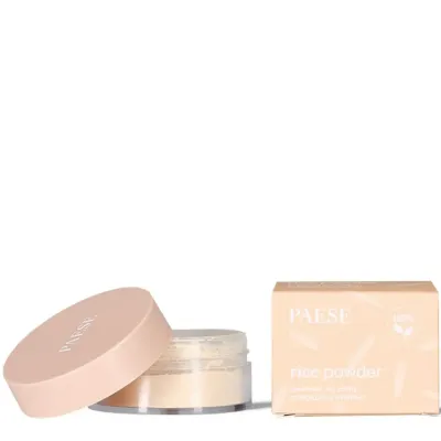Пудра для лица рассыпчатая рисовая Paese Hi Rice! Light Beige матирующая, фиксирующая, 10 г