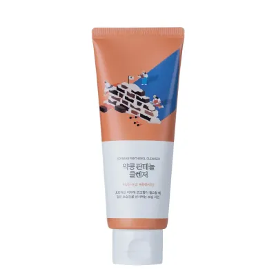 Пенка для умывания ROUND LAB Soybean Panthenol Cleanser деликатная с соей и пантенолом, для чувствительной кожи, 150 мл
