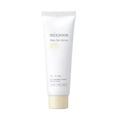 Сыворотка солнцезащитная для лица mixsoon Bean Sun Serum SPF50+ PA++++ лёгкая, без белых следов, 50 мл