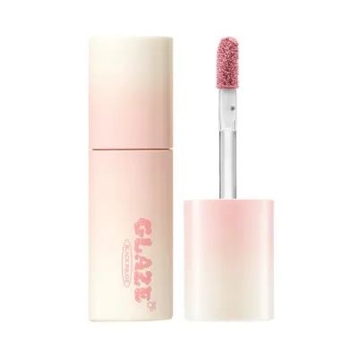 Блеск для губ Black Rouge Chewy Lip Glaze Fig Fuzz ягодно-инжирный, зеркальный блеск, 3,5 г