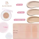 Кушон тональный Black Rouge Thin Layer Clear Cushion веганский, эффект soft-focus, полуматовый, SPF 50+ PA++++, оттенок Rosy, 14 г — фото 2