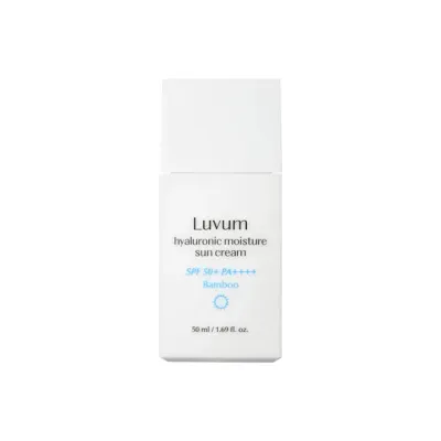 Солнцезащитный крем Luvum Bamboo Hyaluronic Moisture SPF 50+ PA++++ увлажняющий, для лица и тела, 50 мл