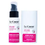 Набор для лица Le Coeur Anti Acne с азелаиновой кислотой: сыворотка и крем, для кожи с несовершенствами, 50 мл + 50 мл — фото 2