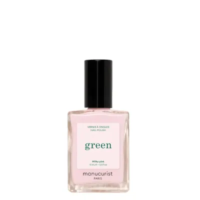 Лак для ногтей Manucurist Green молочно-розовый оттенок Milky pink, 15 мл