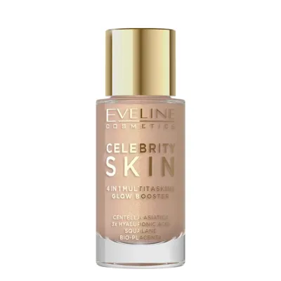 База под макияж Eveline Cosmetics Celebrity Glow Booster 1,5N сияющая многофункциональная, 30 мл