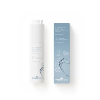 Сыворотка для лица Organic Series Hyaluronic Acid 3in1 с гиалуроновой кислотой и трегалозой, увлажняющая, эффект glass skin, 50 мл