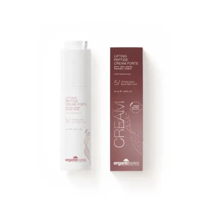 Крем для лица Organic Series Lifting Peptide Cream Forte с гексапептидом-11 и женьшенем, для зрелой кожи, 50 мл