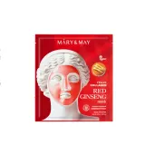 Маска для лица Mary&May Vegan Collagen Red Ginseng гидрогелевая с женьшенем и ниацинамидом, ревитализирующая, 4 шт — фото 2