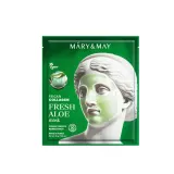 Маска для лица Mary&May Vegan Collagen Fresh Aloe гидрогелевая с алоэ и мадекассосидом, успокаивающая, 4 шт — фото 2