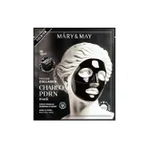 Маска для лица Mary&May Vegan Collagen Charcoal PDRN гидрогелевая с ниацинамидом и экстрактом трюфеля, детокс, 4 шт — фото 2