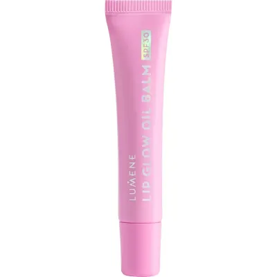 Бальзам-масло для губ Lumene Lip Glow Oil Balm SPF30 нежный розовый с защитой 2 Marshmallow, 10 мл