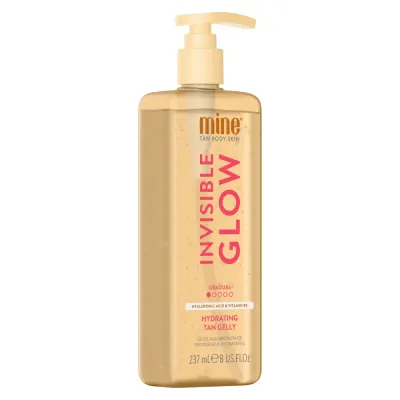 Гель-автозагар для тела MineTan Invisible Glow Gradual прозрачный, постепенный загар, 237 мл