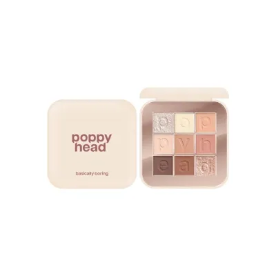 Палетка теней для век Poppy Head Eyeshadow Palette Basically Boring нюдовая, матовое и мерцающее покрытие, 5 г