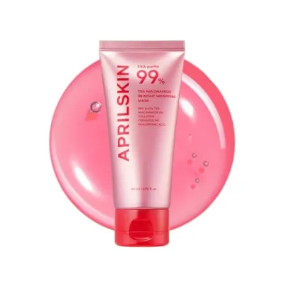 Маска для лица APRILSKIN TXA Niacinamide 99 Night Wrapping Mask ночная, с транексамовой кислотой и ниацинамидом, 80 мл