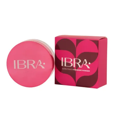 Пудра для лица Ibra Satin Touch транспарентная сатиновая, фиксация макияжа, 9 г