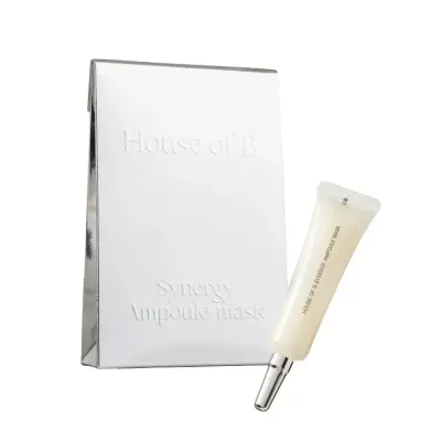 Маска для лица House of B Synergy Ampoule Mask тканевая ампульная с глутатионом и ниацинамидом, 10 г