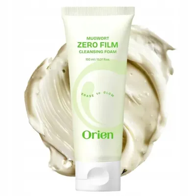 Средство для умывания Orien Mugwort Zero Film Cleansing Foam пенка для лица с полынью, деликатное очищение, 150 мл