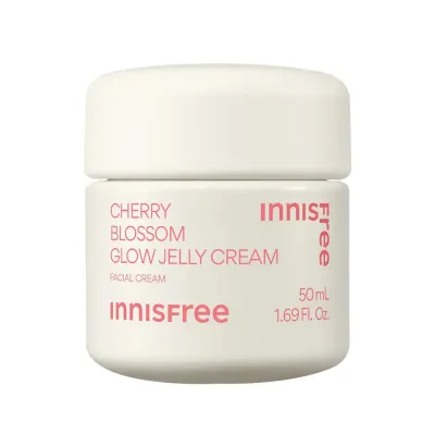 Гель для лица innisfree Cherry Blossom Glow Jelly Cream крем-желе с экстрактом вишни, увлажняющий, 50 мл