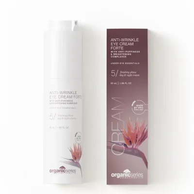 Крем для кожи вокруг глаз Organic Series Anti-wrinkle Forte против морщин, от тёмных кругов и отёков, 50 мл