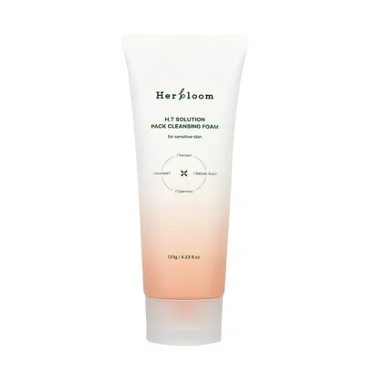 Пенка для умывания Herbloom H.T Solution Pack Cleansing Foam глубоко очищающая с каламином и салициловой кислотой, для проблемной кожи, 120 г