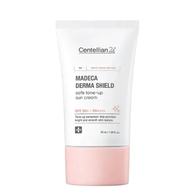 Крем солнцезащитный Centellian24 Madeca Derma Shield тонирующий с центеллой азиатской SPF50+ PA++++, 50 мл