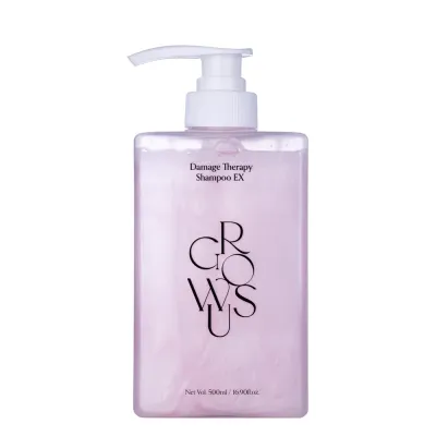 Шампунь для волос Growus Damage Therapy Shampoo EX восстанавливающий с коллагеном и протеинами, 500 мл