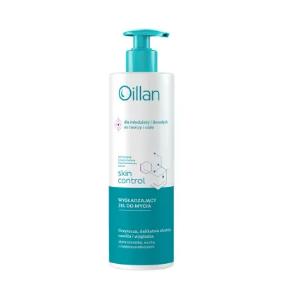 Средство для умывания Oillan Skin Control гель разглаживающий с мочевиной и церамидами, 400 мл
