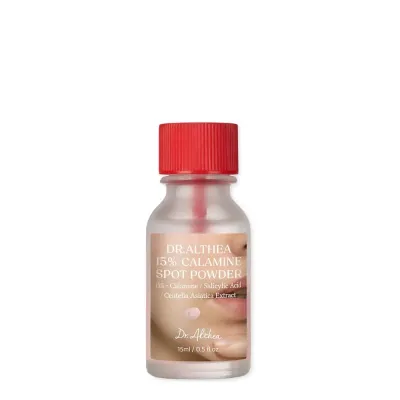Средство точечного ухода Dr.Althea 15% Calamine Spot Powder с каламином и салициловой кислотой, для кожи с несовершенствами, 15 мл