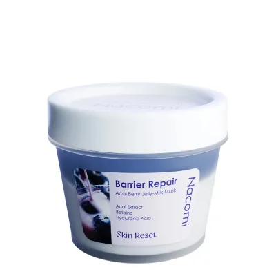 Маска для лица Nacomi Barrier Repair Acai Berry Jelly-Milk с асаи и церамидами восстанавливающая, 80 мл