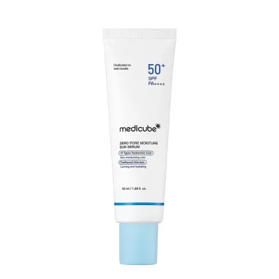 Сыворотка для лица солнцезащитная Medicube Zero Pore Moisture Sun SPF 50+ PA++++ увлажняющая, 50 мл