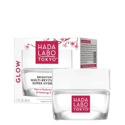 Крем для лица Hada Labo Tokyo Glow Skin увлажняющий сияющий на день и ночь, 50 мл