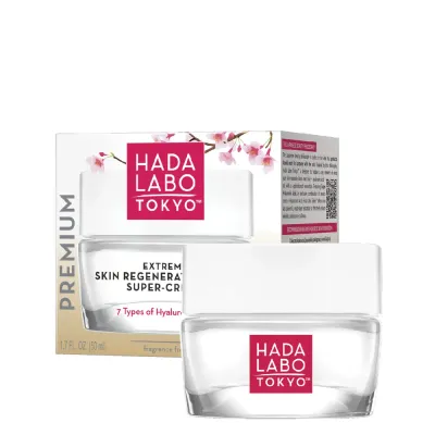 Крем для лица Hada Labo Tokyo Premium ночной увлажняющий, с гиалуроновой кислотой, 50 мл