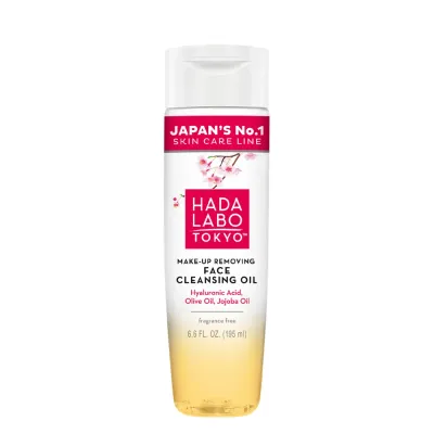Масло для снятия макияжа Hada Labo Tokyo White деликатное с гиалуроновой кислотой, 195 мл