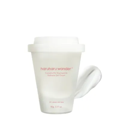 Крем-гель для лица Haruharu Wonder Centella 5% Niacinamide Radiance с центеллой, увлажняющий для сияния кожи, 90 г