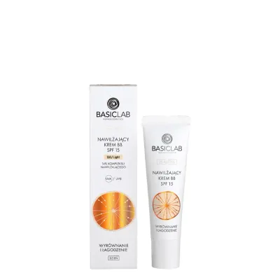 BB-крем BasicLab SPF15 110 Light, увлажняющий, выравнивание тона, 33 мл