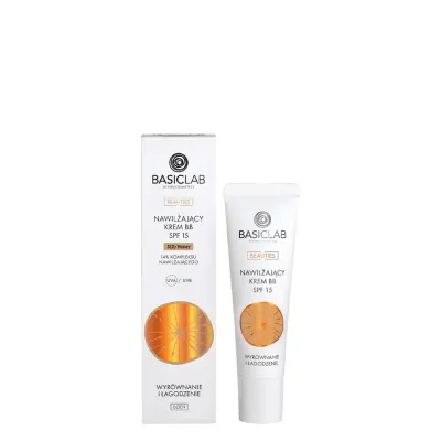 BB-крем BasicLab SPF15 310 Honey, тёплый медовый тон, минеральный фильтр, 33 мл