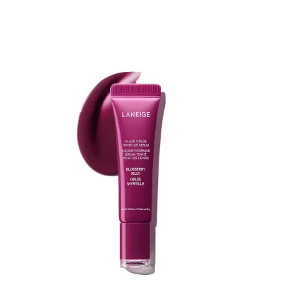 Сыворотка для губ LANEIGE Glaze Craze Tinted Lip Serum оттеночная, глянцевый финиш, оттенок Blueberry Jelly, 12 г
