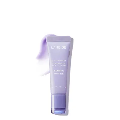 Бальзам для губ LANEIGE Lip Glowy Balm блестящий, питательный, с ягодным оттенком, Blueberry, 10 г