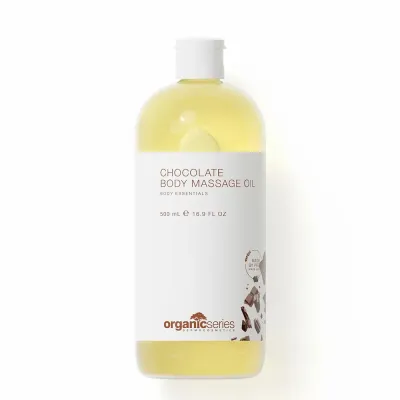 Масло для массажа тела Organic Series Chocolate с шоколадным ароматом, для расслабляющего массажа, 500 мл