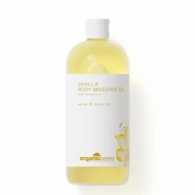 Масло для массажа тела Organic Series Vanilla с ванильным ароматом, для расслабляющего ритуала, 500 мл
