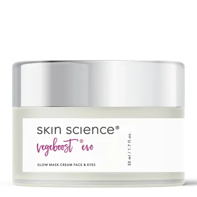 Маска-крем для лица и век Skin Science VegeBoost EVO для сияния кожи, с коэнзимом Q10 и ниацинамидом, 50 г