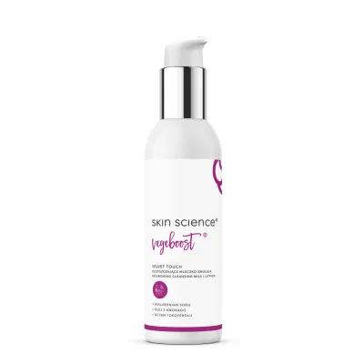 Молочко для умывания Skin Science VegeBoost Velvet Touch с маслом авокадо, для лица и глаз, 100 мл
