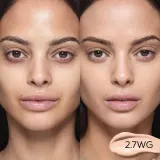 Тональный крем KIKO Milano Love Fusion 24H Moisture Radiant Foundation увлажняющий, тёплый золотистый подтон, 2.7WG Warm Gold, 30 мл — фото 3