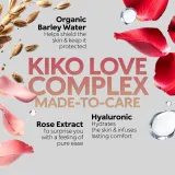 Тональный крем KIKO Milano Love Fusion 24H Moisture Radiant Foundation увлажняющий, тёплый золотистый подтон, 2.7WG Warm Gold, 30 мл — фото 7
