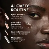 Тональный крем KIKO Milano Love Fusion 24H Moisture Radiant Foundation увлажняющий, сияющий финиш, оттенок 2NR Neutral Rose, 30 мл — фото 6
