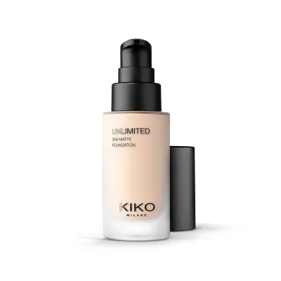 Тональный крем KIKO Milano Unlimited 24H Matte Foundation матовый стойкий до 24 часов, оттенок 1 NG Neutral Gold, 30 мл