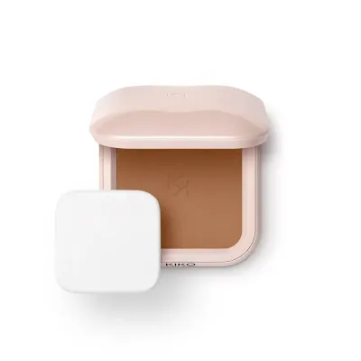 Тональная основа-пудра KIKO Milano Skin Lover Refining Face Powder Foundation увлажняющая разглаживающая, оттенок 10 Butterscotch, 10 г