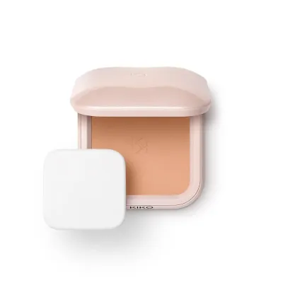 Тональная основа-пудра KIKO Milano Skin Lover Refining Face Powder Foundation увлажняющая комфортная, оттенок 08 Golden Toffee, 10 г