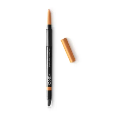 Карандаш для глаз KIKO Milano Unlimited Precision Automatic Eyeliner & Khol 17 Pure Gold золотой, водостойкий, 0,35 г